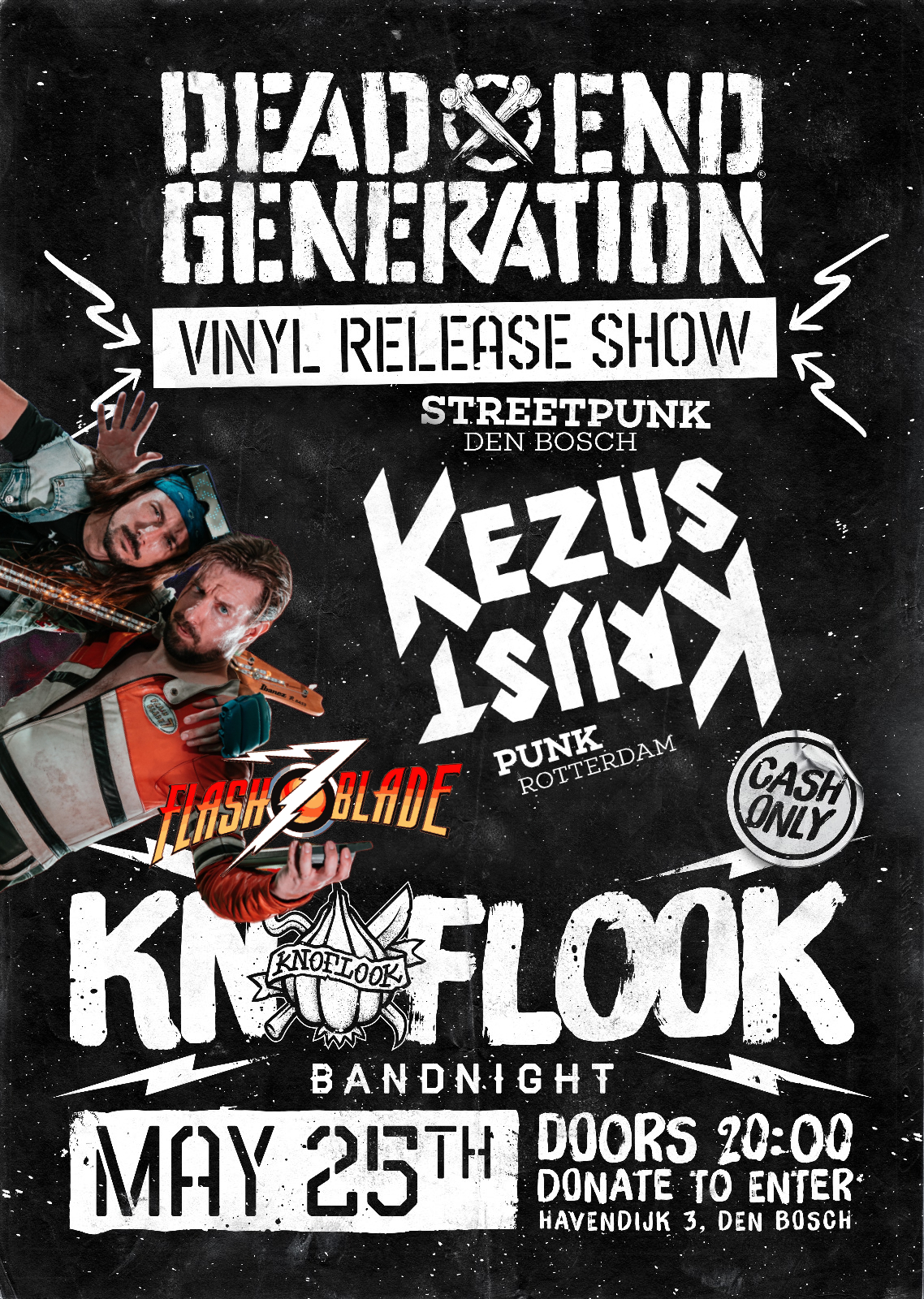 Dead End Generation VINYL RELEASE Show! With KEZUS KRIJST + FLASHBLADE 7